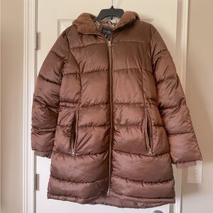 Jessica Simpson hooded puffer jacket.